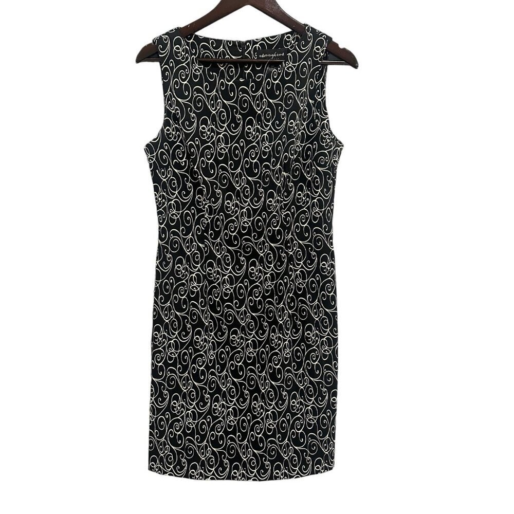 NWT Connected Apparel Scroll Print Dress - Size‎ 10